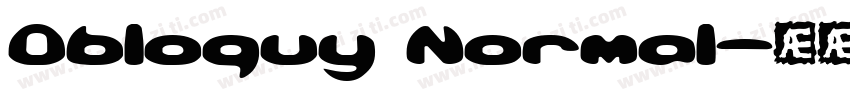Obloquy Normal字体转换